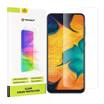 Techsuit Tvrzené sklo Clear Vision Samsung Galaxy A30 A50 A20 A30s M21 M31 Průhledné