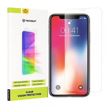Techsuit Čiré sklo iPhone X iPhone XS iPhone 11 Pro Průhledné
