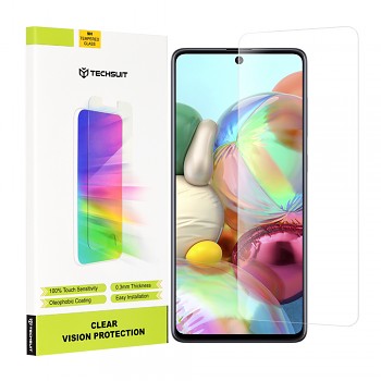 Techsuit Sklo Clear Vision Samsung A71 Note 10 Lite M51 Průhledné