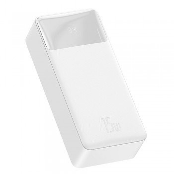 Baseus Power Bank Bipow PPBD050202 Digitální displej 30000mAh Bílá