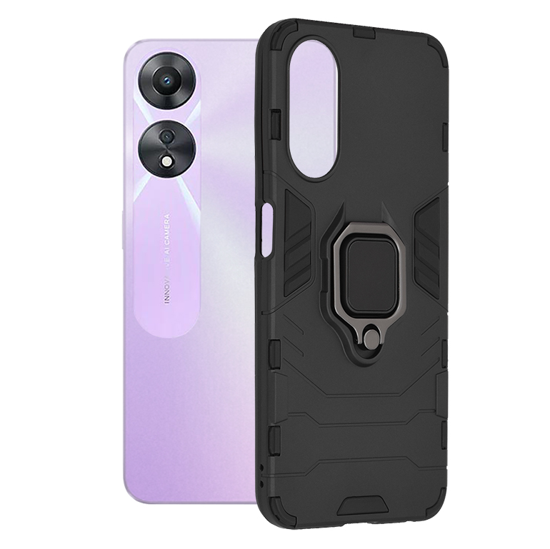 Levně Techsuit Silikonový kryt Oppo A58 5G A78 5G Černý