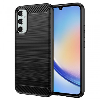 Techsuit Karbon Silikon Samsung Galaxy A34 5G Černý