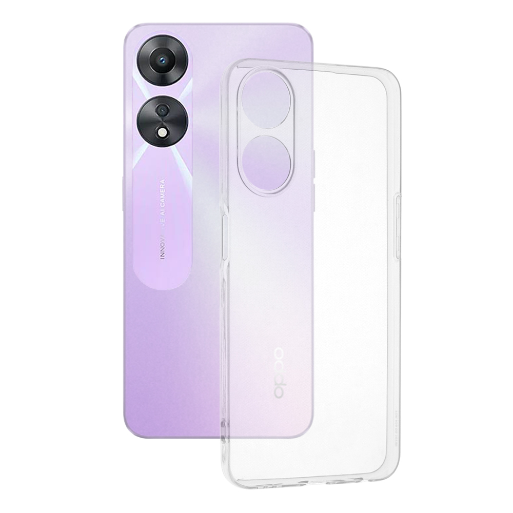 Levně Techsuit Silikonové pouzdro průhledné Oppo A58 5G A78 5G