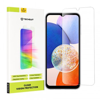 Techsuit Sklo Clear Vision Samsung Galaxy A14 4G A14 5G Průhledné