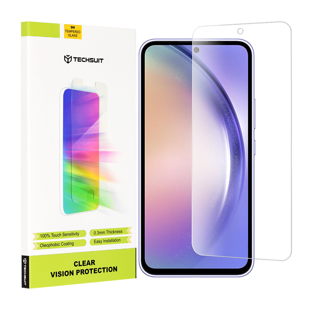 Levně Techsuit Clear Vision Glass Samsung Galaxy A54 Průhledné