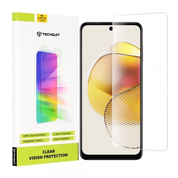 Techsuit Clear Vision Glass Motorola Moto G73 Transparentní