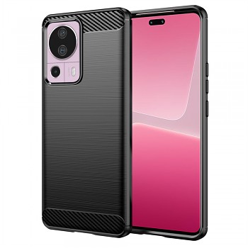Techsuit Karbon Silikon Xiaomi 13 Lite Černá