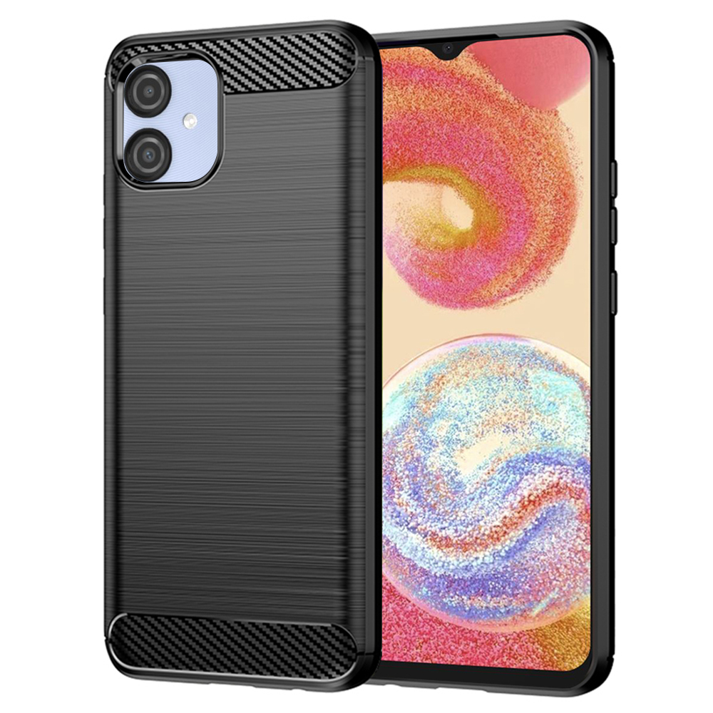 Techsuit Karbon Silikon Samsung Galaxy A04e M04 Černý