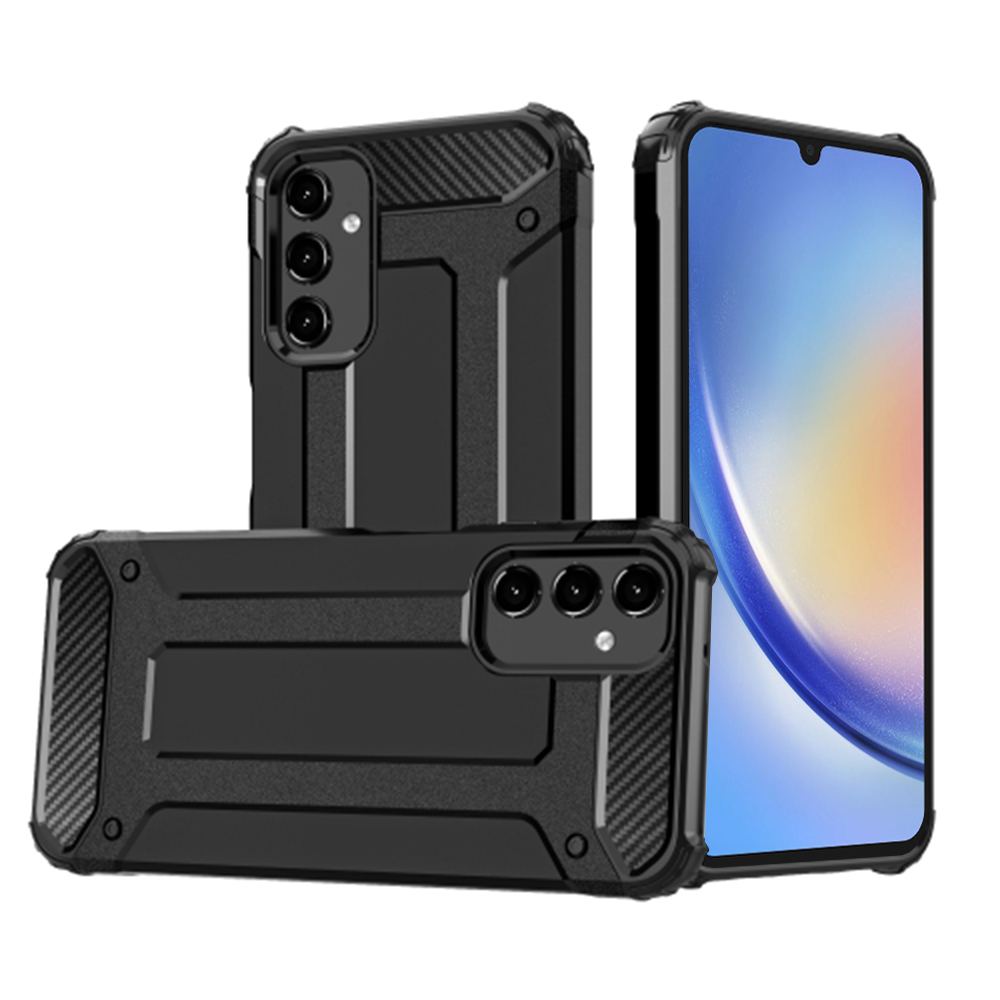 Levně Techsuit Hybridní Ochrana Samsung Galaxy A34 5G Černá