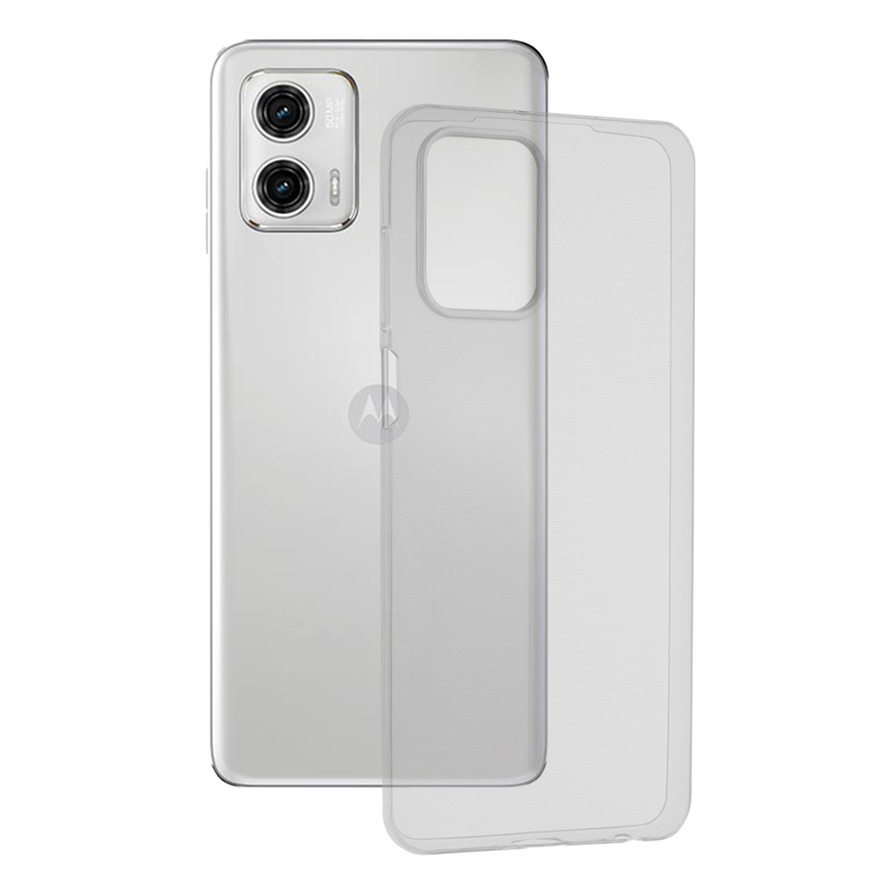 Levně Techsuit Čirý silikon Motorola Moto G73 Průhledný