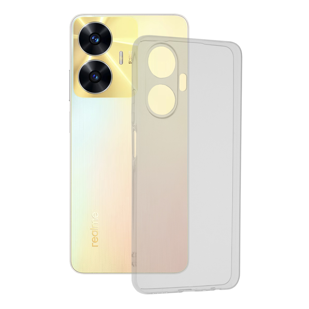 Levně Techsuit Průhledný silikon Realme C55