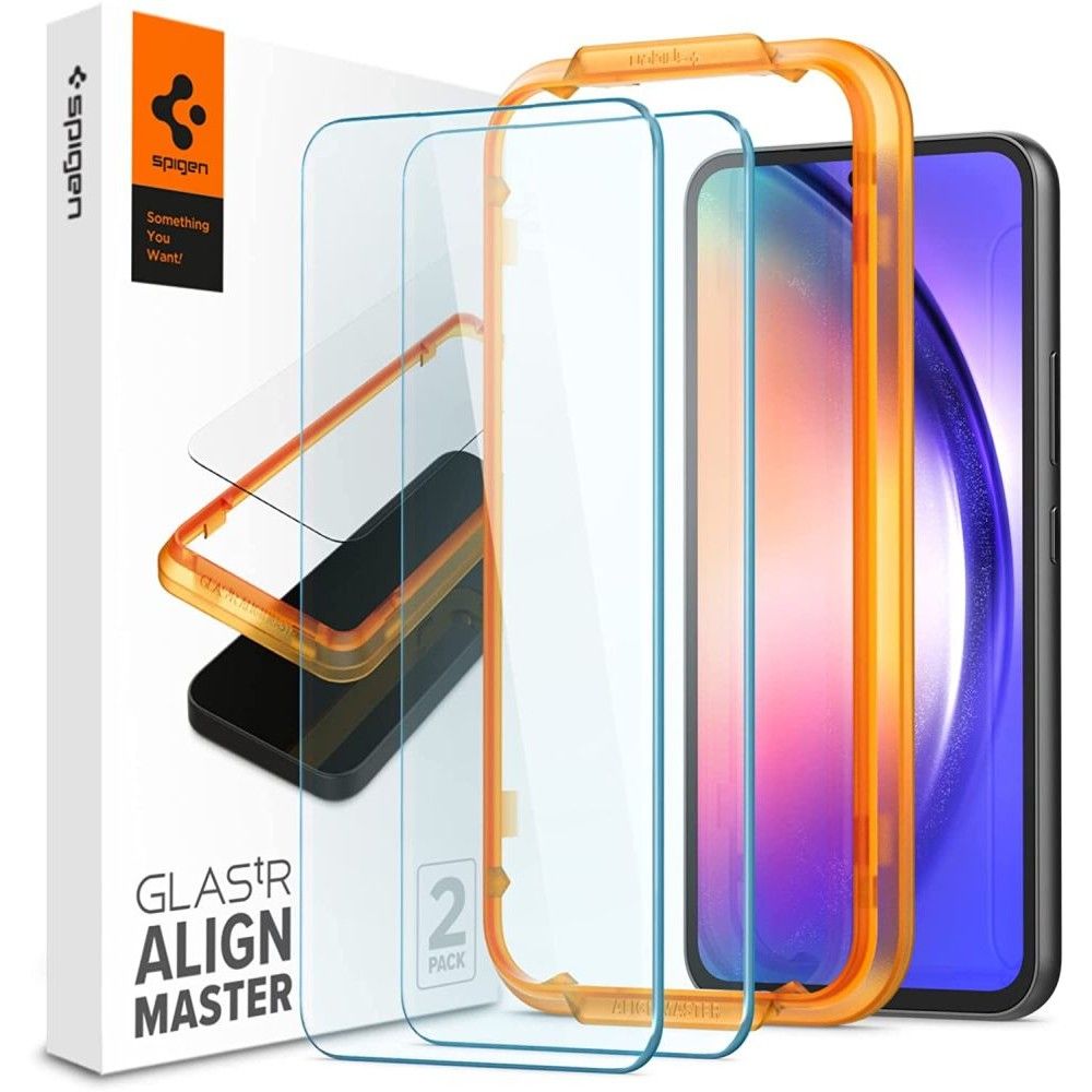 Levně Spigen Glas.tR Align Master (2 kusy) Samsung Galaxy A54 Čiré