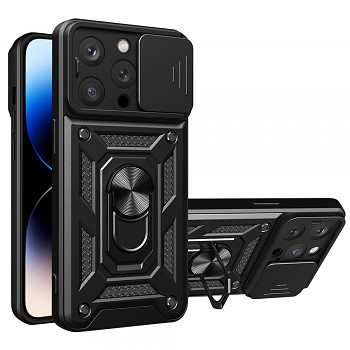 Techsuit CamShield řada iPhone 14 Pro Max černá