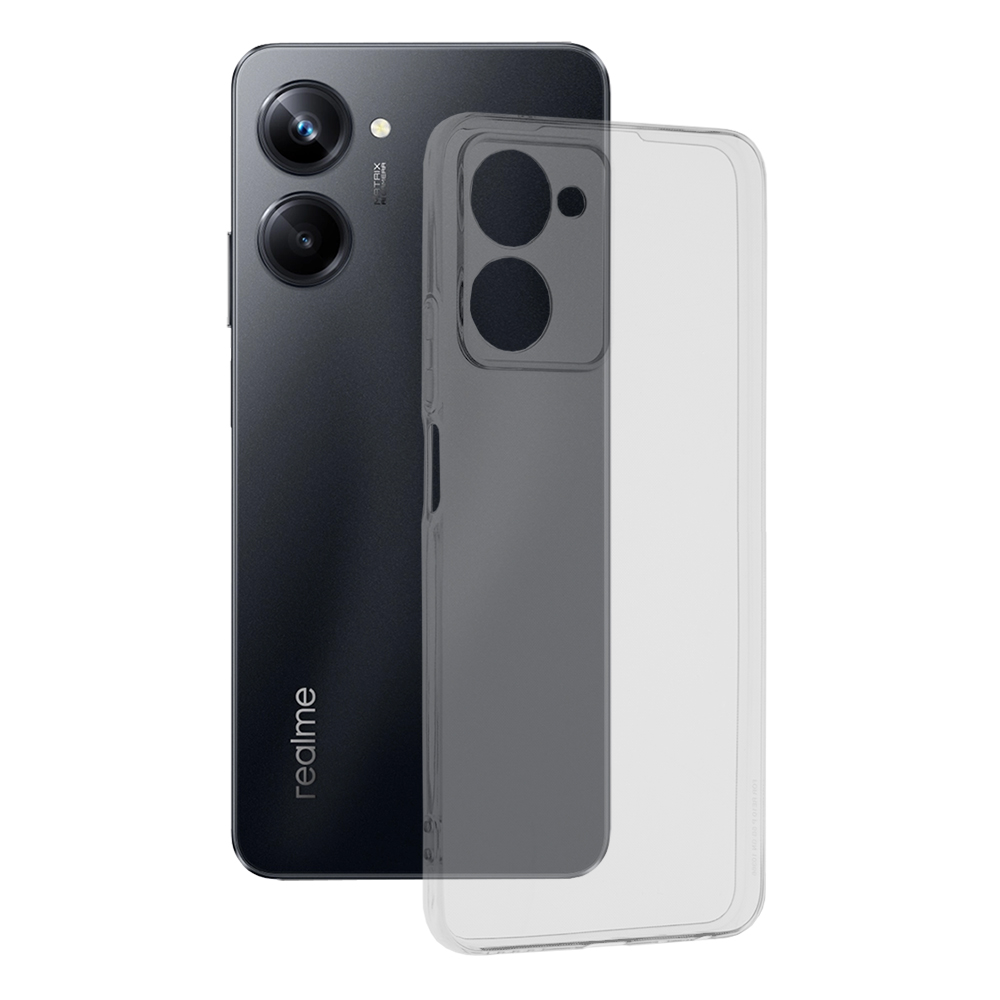 Levně Techsuit Čirý silikon Realme 10 Pro Průhledný
