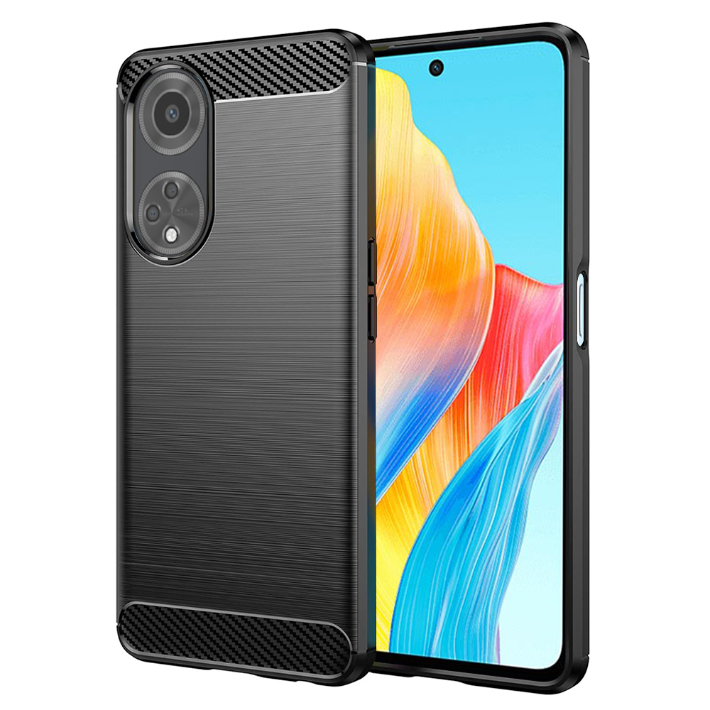 Levně Techsuit Karbon silikon Oppo A98 5G Černá