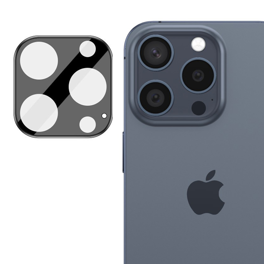 Levně Techsuit Celoskelná ochrana kamery iPhone 15 Pro iPhone 15 Pro Max Black