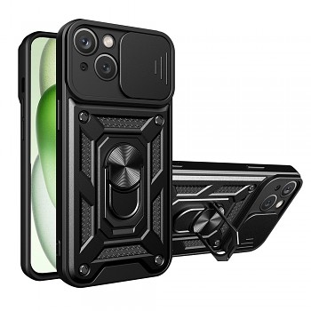 Pouzdro Techsuit CamShield Series iPhone 15 Černá