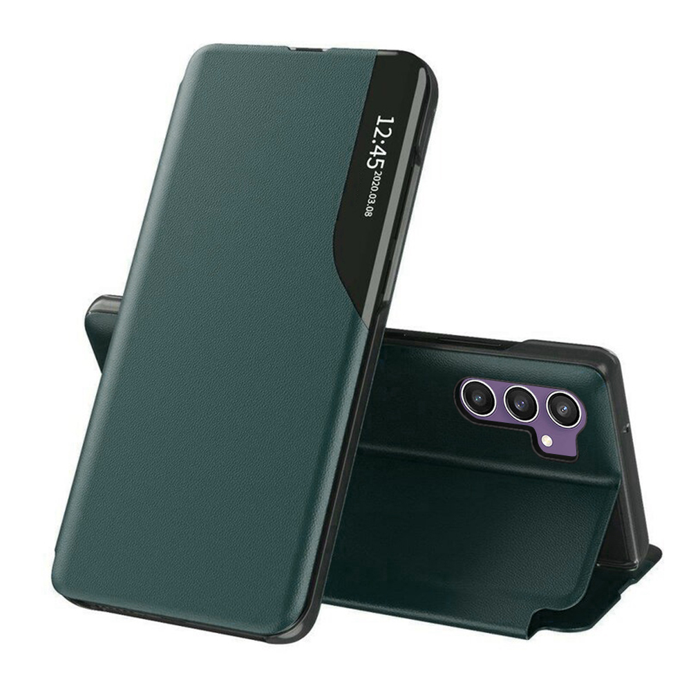 Levně Techsuit eFold Series Samsung Galaxy S23 FE Tmavě zelená