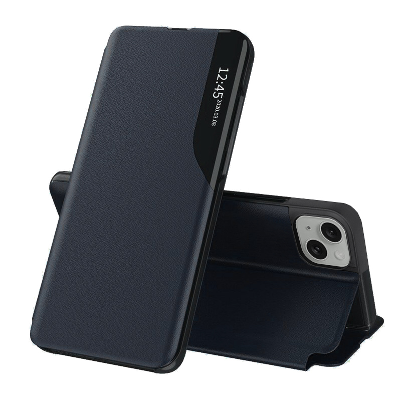 Levně Techsuit eFold Series iPhone 15 Plus Tmavě modrá