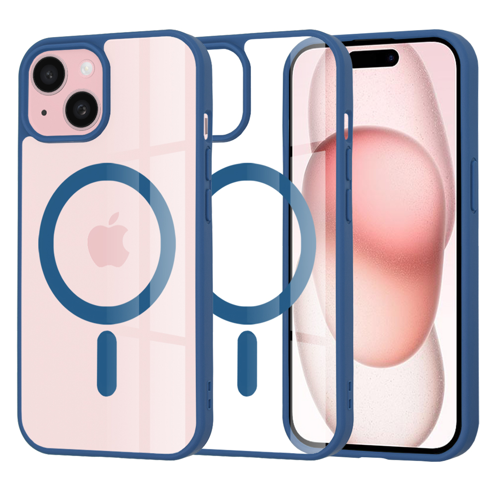 Levně Techsuit MagSafe Pro iPhone 15 Modrý