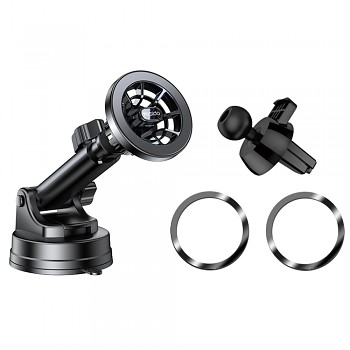 Yesido Držák do auta C158 na sklo palubní desku mřížku černý