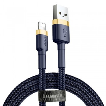 Baseus Datový kabel Cafule USB na Lightning Rychlé nabíjení 1m Modro zlatý