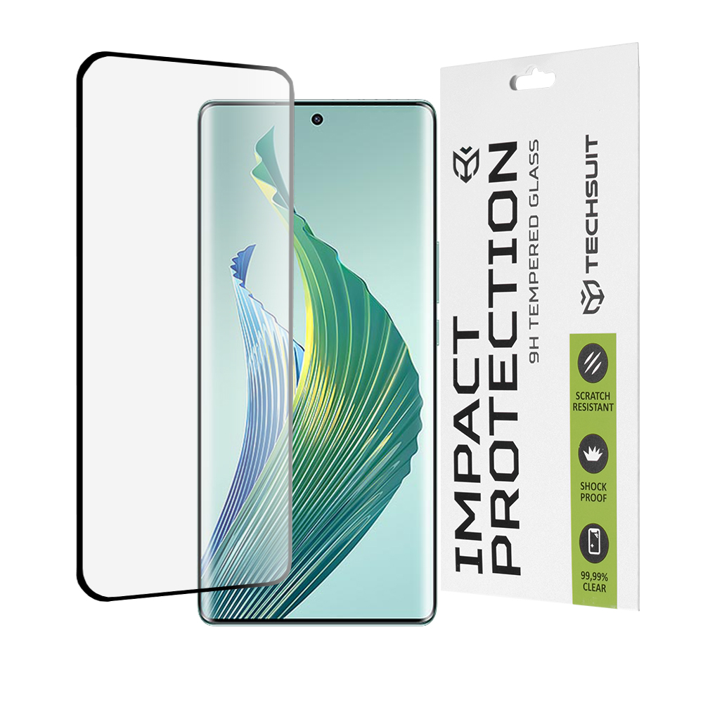 Levně Techsuit 111D Celoplošné lepené sklo 3D Honor Magic5 Lite Black
