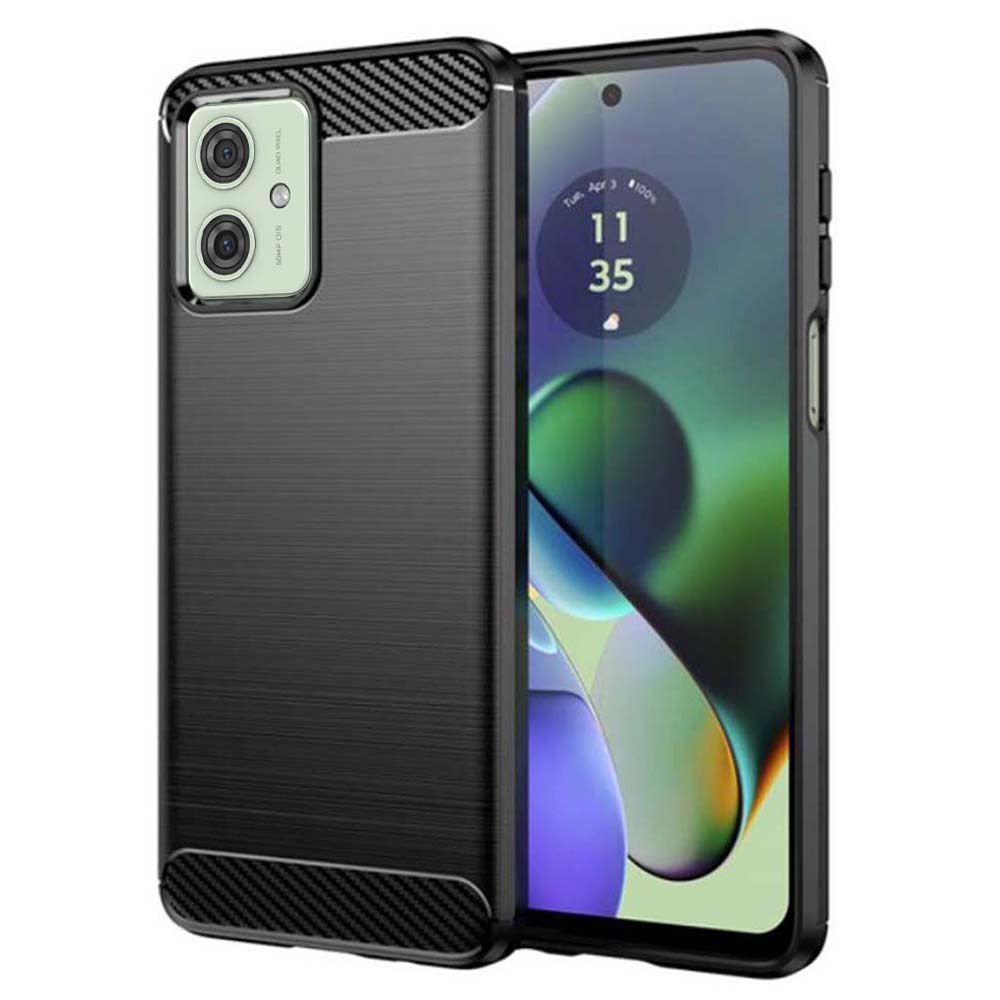 Levně Techsuit Karbon Silikon Motorola Moto G54 G54 Power G64 Černý