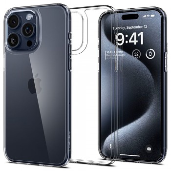 Spigen Air Skin Hybrid iPhone 15 Pro Průhledný
