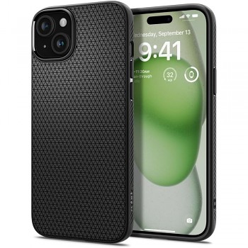 Spigen Liquid Air iPhone 15 Plus Matná černá