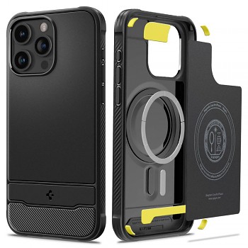 Spigen Rugged Armor MagSafe iPhone 15 Pro Max Černá