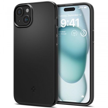 Spigen Thin Fit iPhone 15 Černá