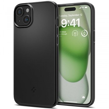Spigen Tenký Obal iPhone 15 Plus Black