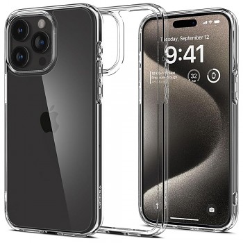 Spigen Ultra Hybrid iPhone 15 Pro Max Průhledný
