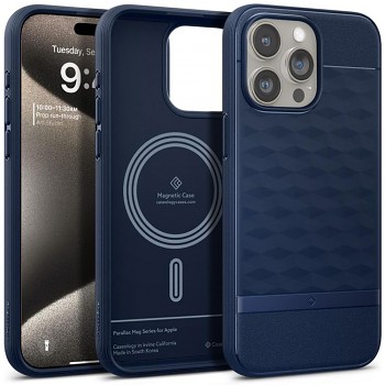 Spigen Caseology Parallax MagSafe iPhone 15 Pro Max Půlnoční modrá