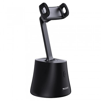 Yesido Selfie tyč SF10 Rozpoznávání obličeje 360° rotace Černá