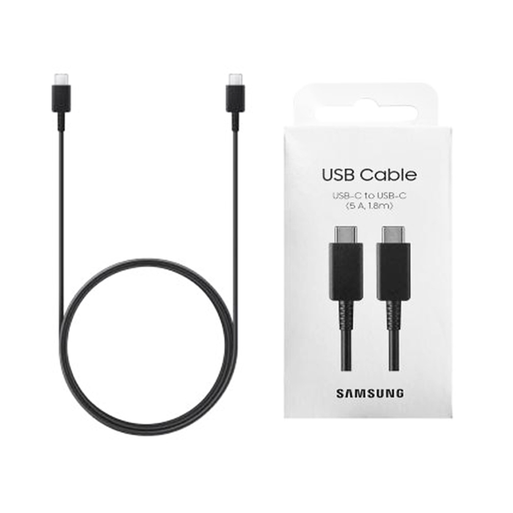 Levně Samsung Kabel EP-DX510JBEGEU USB-C 5A 1.8m Bílý