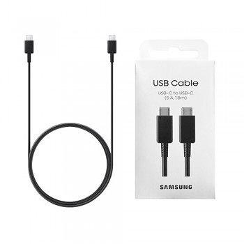 Samsung Kabel EP-DX510JBEGEU USB-C 5A 1.8m Bílý