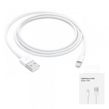 Apple Originální datový kabel USB-A Lightning 1m Bílý