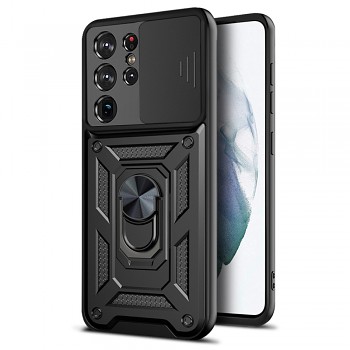 Techsuit CamShield řada Samsung Galaxy S21 Ultra 5G černá