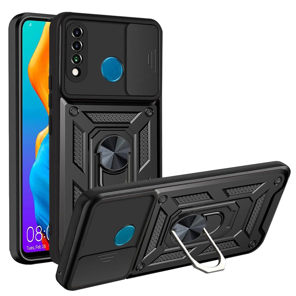 Levně Techsuit CamShield řada Huawei P30 Lite P30 Lite New Edition černá