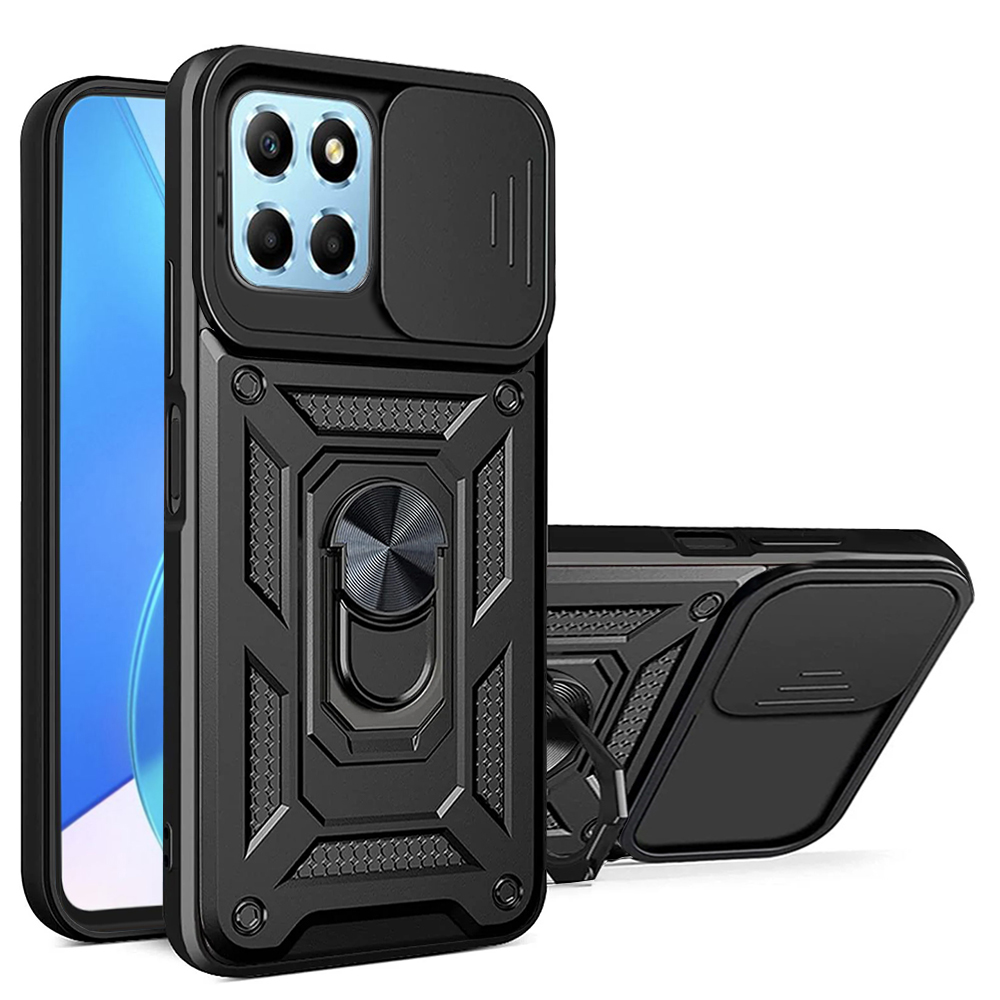 Levně Techsuit CamShield Série Honor X6 X8 5G 70 Lite Černá
