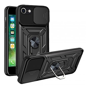 Techsuit Kryt CamShield iPhone 7 8 SE 2 2020 SE 3 2022 Černá