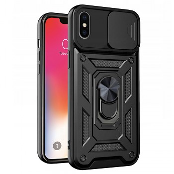 Techsuit CamShield série iPhone X iPhone XS černá