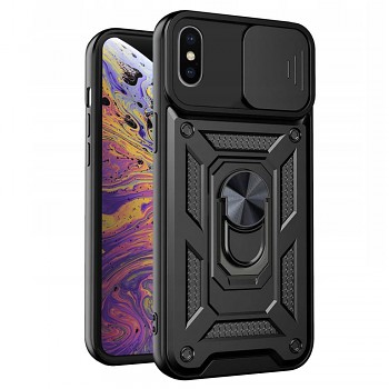 Techsuit CamShield řada iPhone XS Max černá