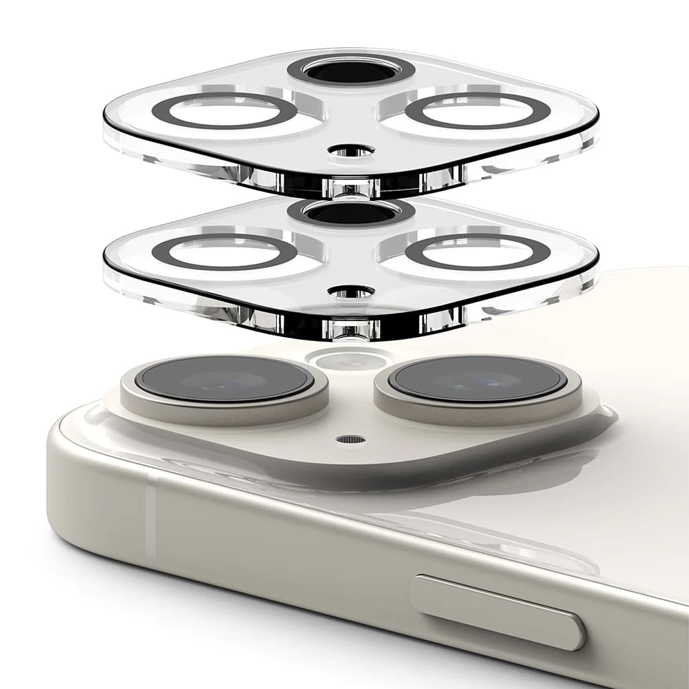 Levně Ringke Sklo na kameru 2ks iPhone 15 15 Plus Průhledné