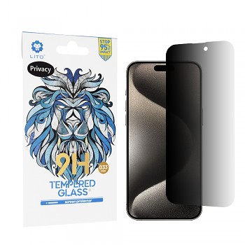 Lito 2.5D Klasické Sklo iPhone 15 Pro Max Soukromé