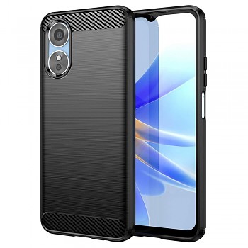 Techsuit Karbon Silikon Oppo A17 Černý