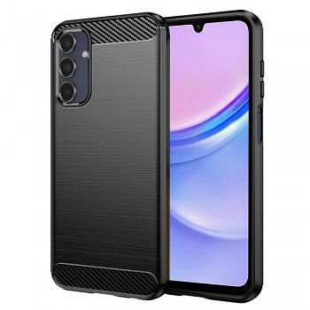 Techsuit Karbon Silikon Samsung Galaxy A15 4G A15 5G Černý