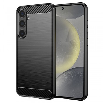 Techsuit Karbon Silikon Samsung Galaxy S24 Černý